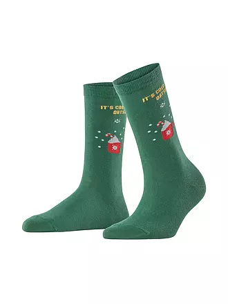 BURLINGTON | Damen Socken COLD OUTSIDE 36-41 eucalyptus | grün