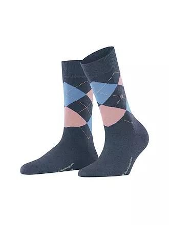 BURLINGTON | Damen Socken MARYLEBONE 36-41 asphalt mel | blau