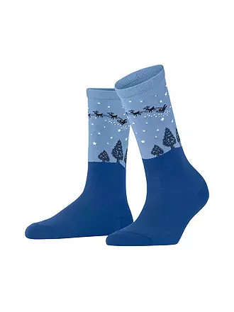 BURLINGTON | Damen Socken SILENT NIGHT 36-41 black | blau