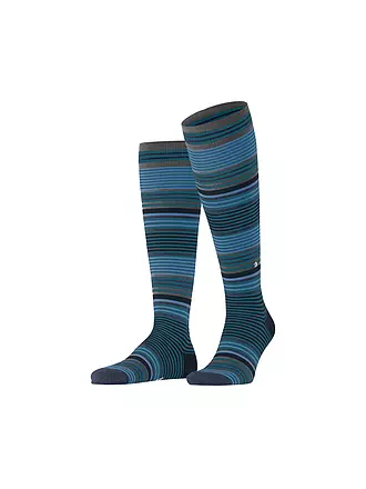 BURLINGTON | Herren Kniestrümpfe STRIPE 40-46 marine | blau