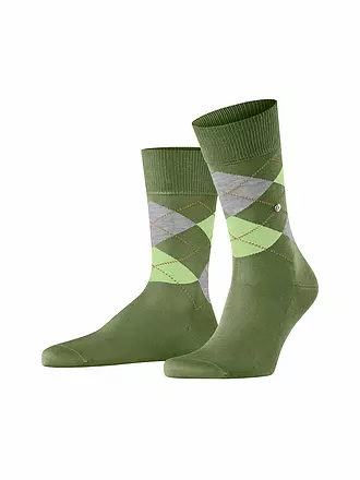 BURLINGTON | Herren Socken 40-46 MANCHESTER mountain green | olive