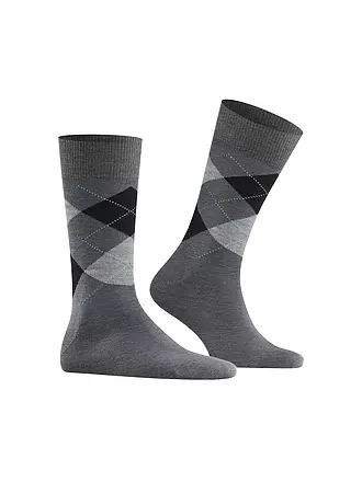 BURLINGTON | Herren Socken EDINBURGH 40-46 black | grau