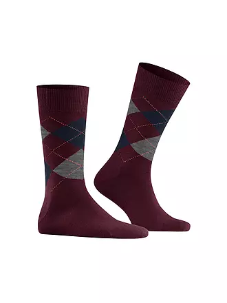 BURLINGTON | Herren Socken EDINBURGH 40-46 claret | 