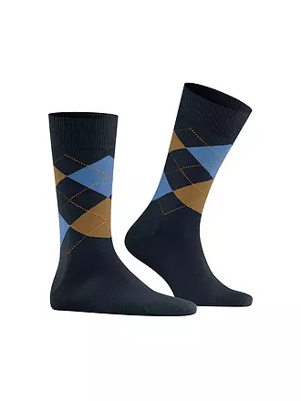 BURLINGTON | Herren Socken EDINBURGH 40-46 dark blue mel | dunkelblau