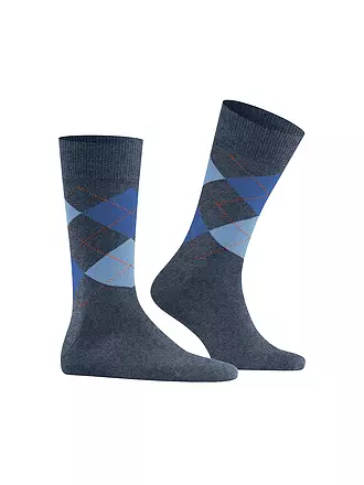 BURLINGTON | Herren Socken EDINBURGH 40-46 dark night | blau