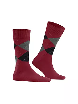 BURLINGTON | Herren Socken EDINBURGH blush | rot