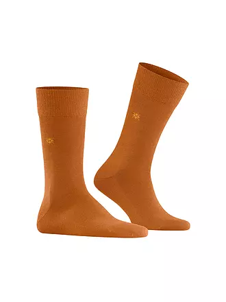 BURLINGTON | Herren Socken LEEDS 40-46 brown mel | orange