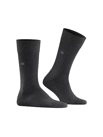 BURLINGTON | Herren Socken LEEDS 40-46 cactus | grau