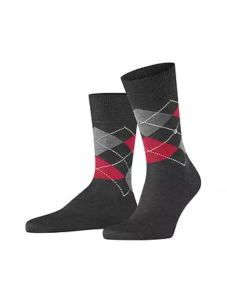 BURLINGTON | Herren Socken MANCHESTER jungle | grau