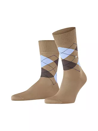 BURLINGTON | Herren Socken MANCHESTER leaf | beige