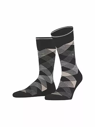 BURLINGTON | Herren Socken NEWCASTLE black | blau