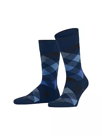 BURLINGTON | Herren Socken NEWCASTLE royal | schwarz