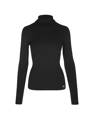 CALVIN KLEIN JEANS | Rollkragenpullover | schwarz