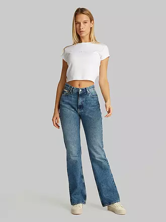 CALVIN KLEIN JEANS | T-Shirt Cropped Fit | weiss