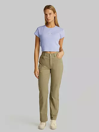 CALVIN KLEIN JEANS | T-Shirt Cropped Fit | hellgrün