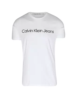 CALVIN KLEIN JEANS | T-Shirt Slim Fit CORE INSTITUTIONAL | schwarz