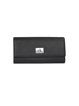 CALVIN KLEIN | Geldbörse CK PLAQUE Large | camel