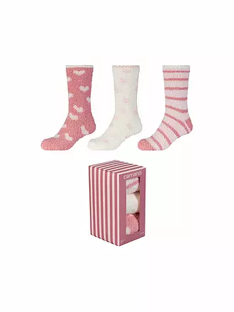 CAMANO | Geschenkbox Socken 3er Pkg. pink dogwood | rosa