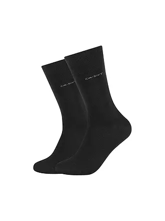 CAMANO | Herren Socken 2er Pkg black | schwarz