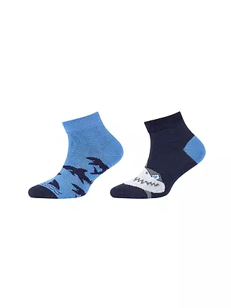 CAMANO | Jungen Socken 2er Pkg. paris blue  | 