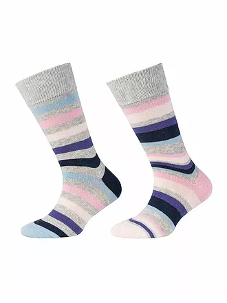 CAMANO | Mädchen Socken 2er Pkg. Lilac Chiffon | dunkelblau