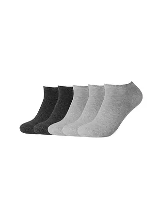 CAMANO | Sneaker Socken 5er Pkg Denim melange | hellgrau