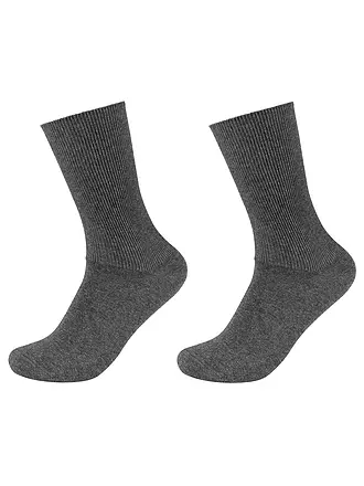 CAMANO | Socken 2er Pkg sand melange | grau