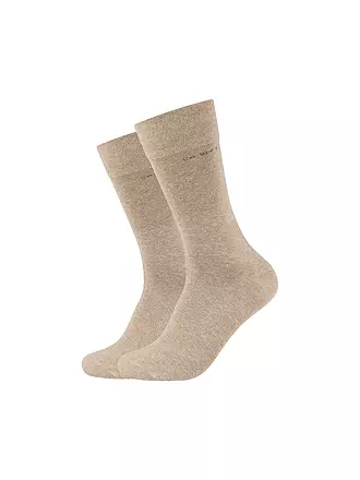 CAMANO | Socken 2er Pkg true red | beige