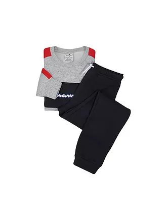 CHAMPION | Jungen Jogger Set 2tlg Sweater/Jogginghose | hellgrau