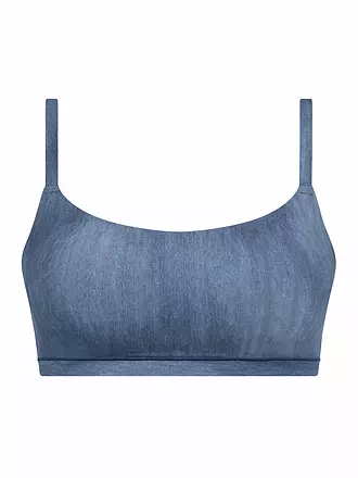 CHANTELLE | Bustier SOFTSTRETCH python print | blau