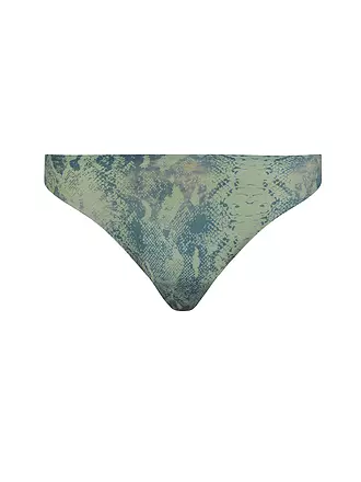 CHANTELLE | String SOFT STRETCH light snake print | olive