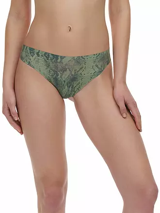 CHANTELLE | String SOFTSTRETCH python print | olive