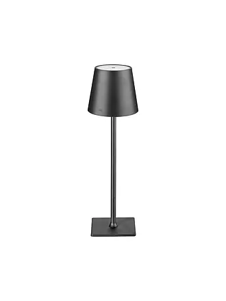 CILIO | LED - Tischlampe 35cm SOLE Grau | schwarz