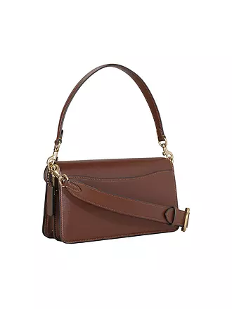 COACH | Ledertasche - Umhängetasche TABBY SIGNATURE 26 | braun