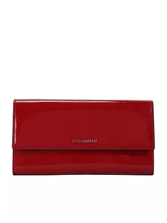 COCCINELLE | Ledertasche - Mini Bag METALLIC PATEND | rot