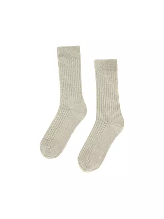 COLORFUL STANDARD | Socken MERINO WOOL 41-46 heather grey | weiss