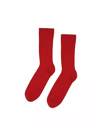 COLORFUL STANDARD | Socken bright coral | rot