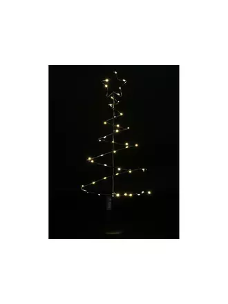 COUNTRYFIELD | Weihnachtsbaum LED TWISTER 24x53cm Schwarz | schwarz