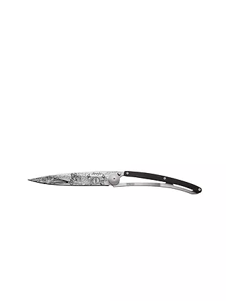 DEEJO | Taschenmesser Ebenholz Titan EASY RIDER 37G | silber