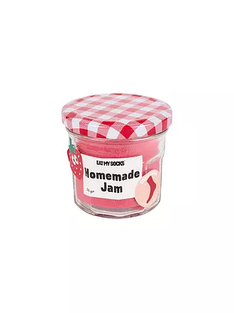 EAT MY SOCKS | Socken 36-45 HOMEMADE JAM STRAWBERRY | rot