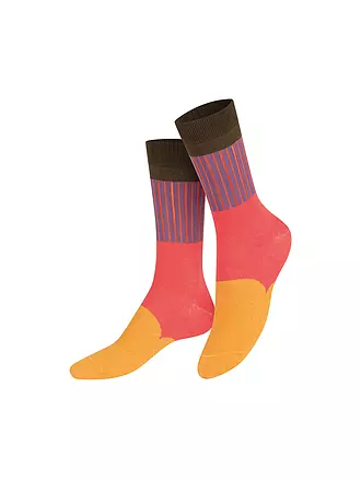 EAT MY SOCKS | Socken 36-45 SPICY TACO orangerotbraun | bunt