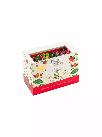 ENGLISH TEA SHOP | Bio-Adventkalender  24 Beutel CHRISTMAS COUNTDOWN Gruen | weiss