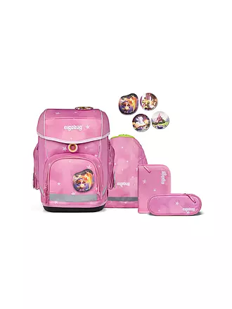 ERGOBAG | Schultasche Set 6tlg Pack Sternguckbär | rosa