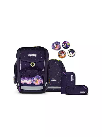 ERGOBAG | Schultasche Set 6tlg Pack Wolkenzauber | dunkelblau