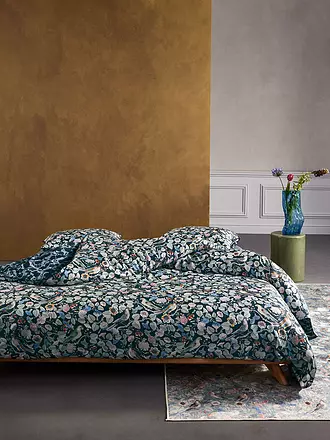 ESSENZA | Satin-Bettwäsche ALESTE 70x90cm/140x200cm Surf Green | petrol