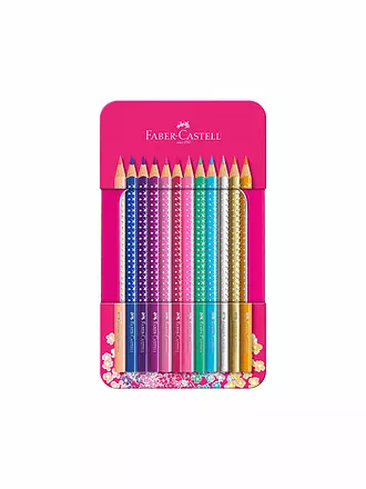 FABER-CASTELL | Sparkle Buntstifte Metalletui mit 12 Sparkle Buntstiften | keine Farbe