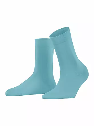 FALKE |  Socken COTTON TOUCH white | blau