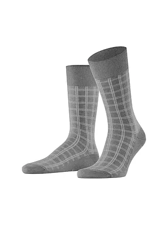 FALKE | Herren Socken MODERN TAILOR, pebble mel. | hellgrau