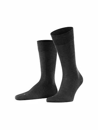 FALKE | Herren Socken SENSITIVE MALAGA silk | grau