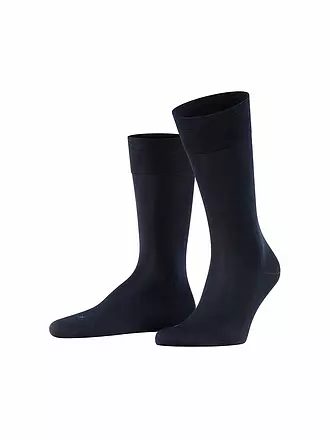 FALKE | Herren Socken Sensitive Malaga anthracite mel | dunkelblau